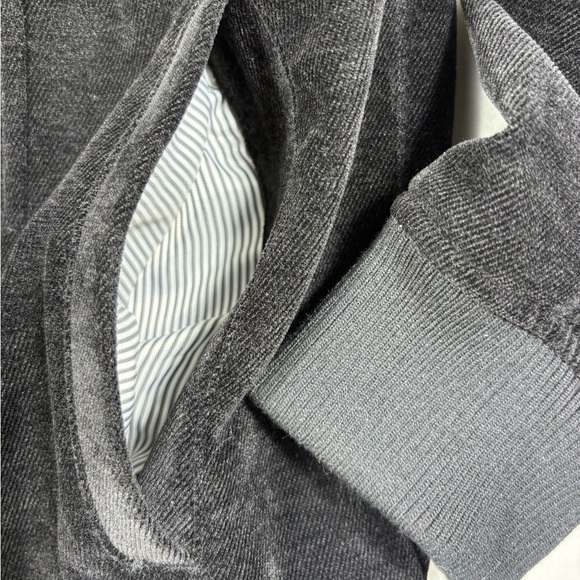 Civil Society Men's Black Stinger Velvet Flight Jacket in Black| Size L - Picture 4 of 12